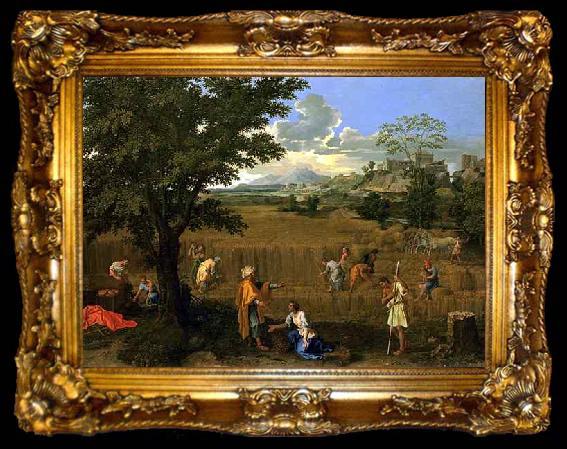 framed  Nicolas Poussin L ete ou Ruth et Booz, ta009-2